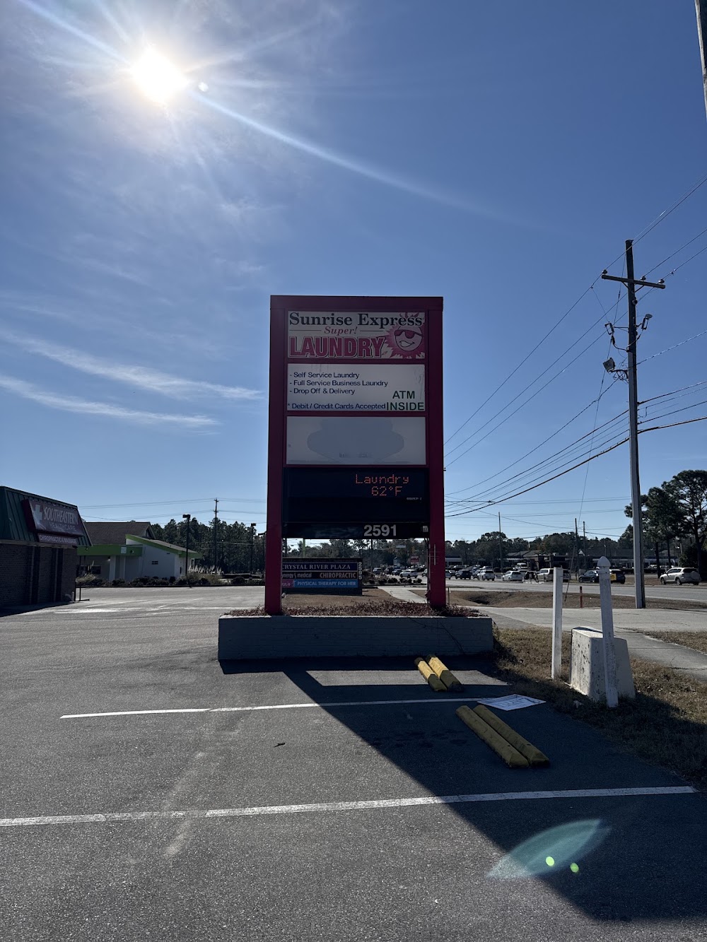 Sunrise Express Super Laundry Vending Machine Location