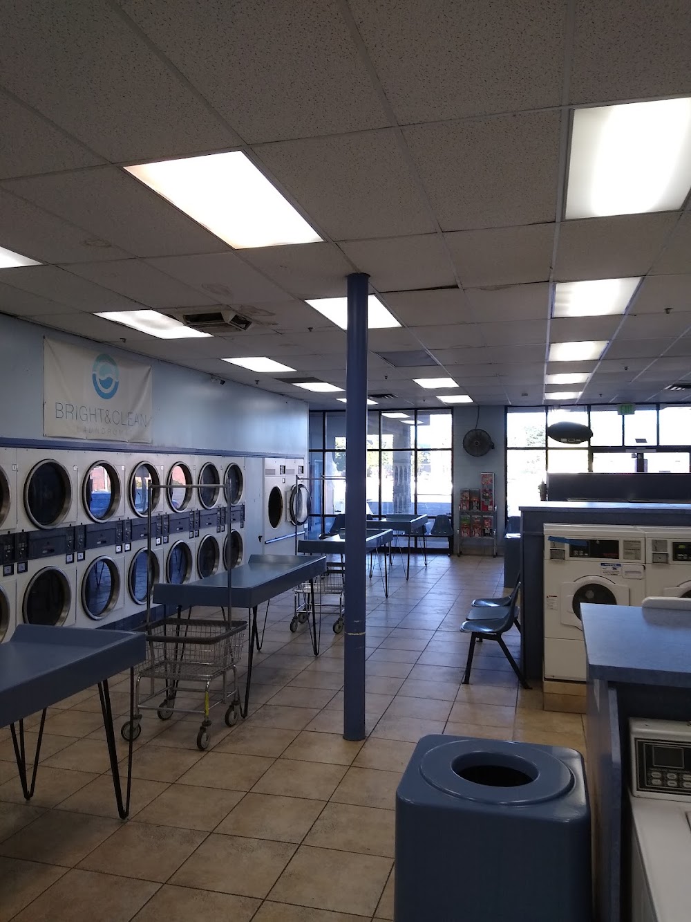 Bright & Clean Laundromat Vending Machine Location