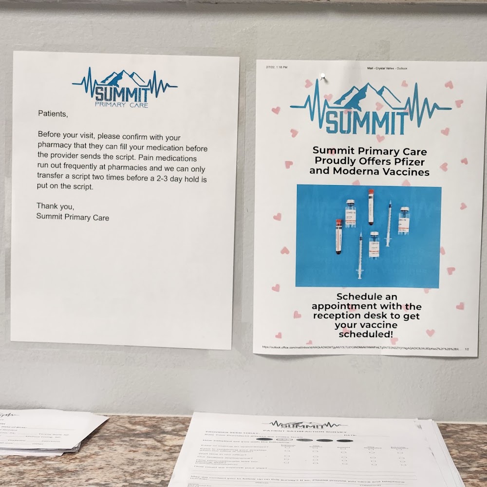 Summit Primary Care Vending Machine Location
