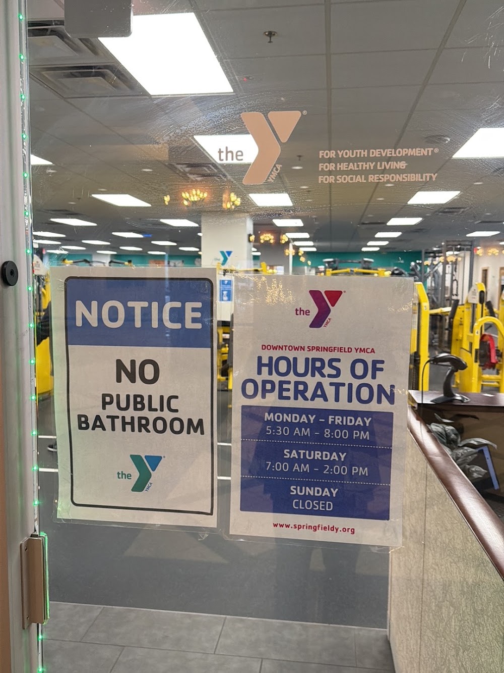YMCA of Greater Springfield Vending Machine Location