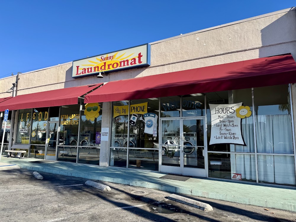 Sunny Laundromat Vending Machine Location