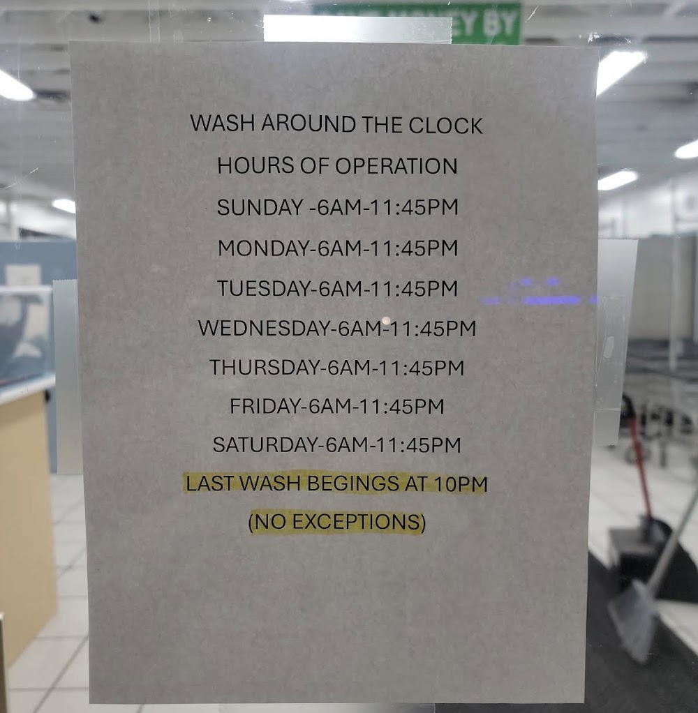 Wash Around The Clock Laundromat Vending Machine Location