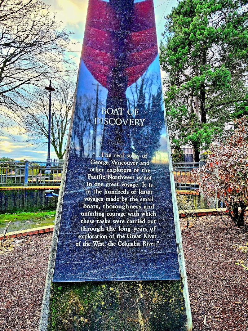 Captain George Vancouver Monument Vending Machine Location