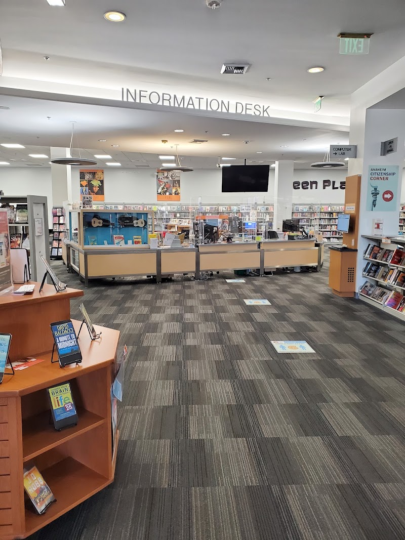 Anaheim Central Library Vending Machine Location