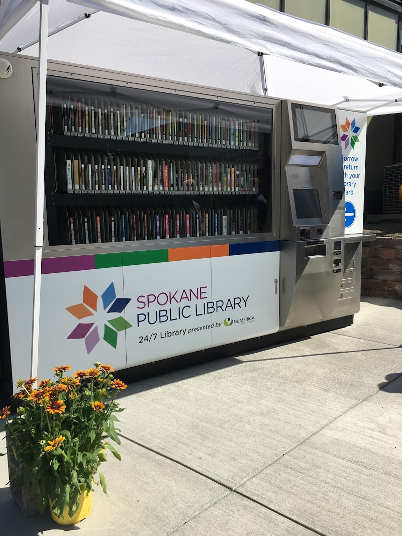 Spokane Public Library - West Central Library Kiosk Vending Machine Location