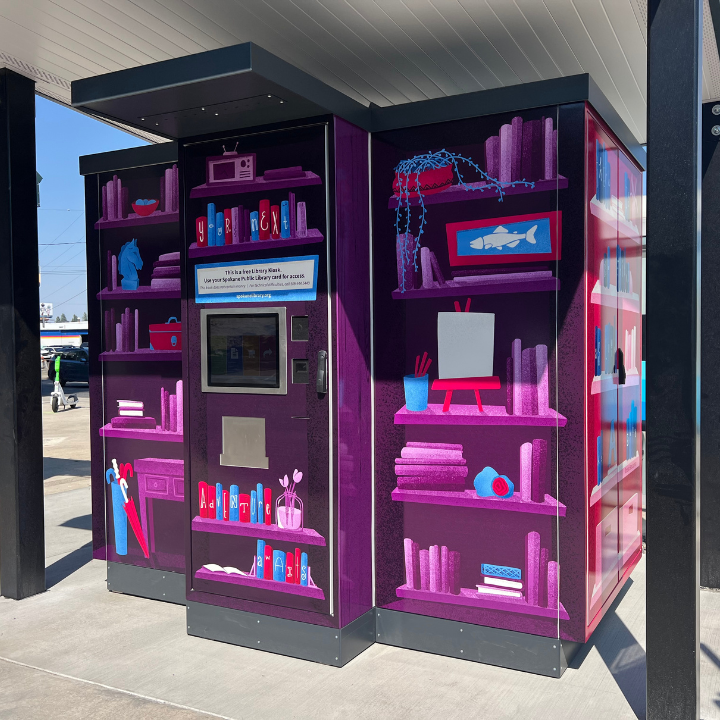 Spokane Public Library - Five Mile Library Kiosk Vending Machine Location
