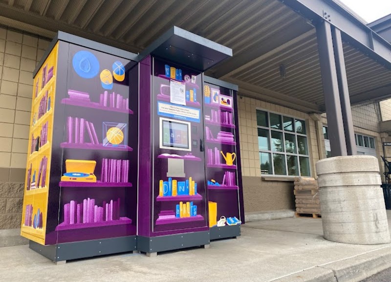 Spokane Public Library - Latah Library Kiosk Vending Machine Location