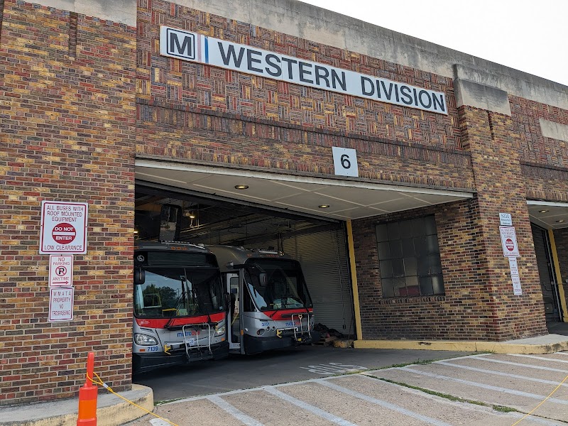 WMATA Western Bus Division Vending Machine Location