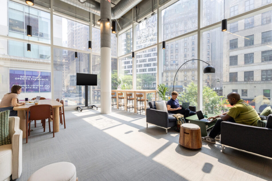 The Yard — Herald Square Coworking Lounge (Vending Machine Location)