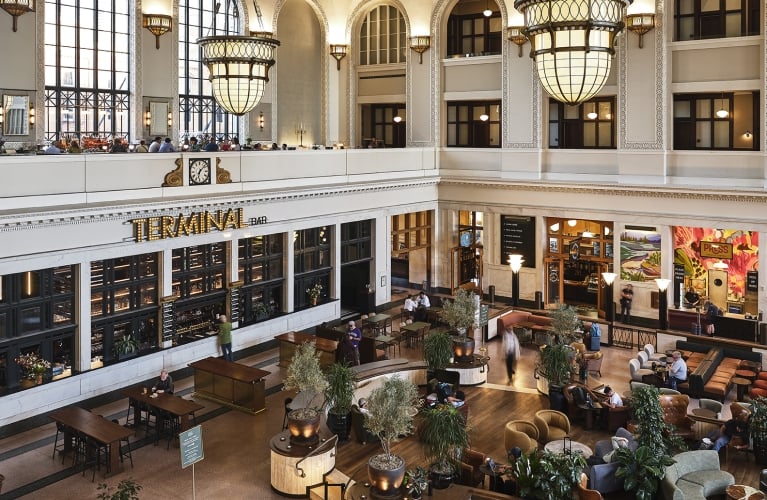 Denver Union Station — Great Hall Vending Placement Vending Machine Location