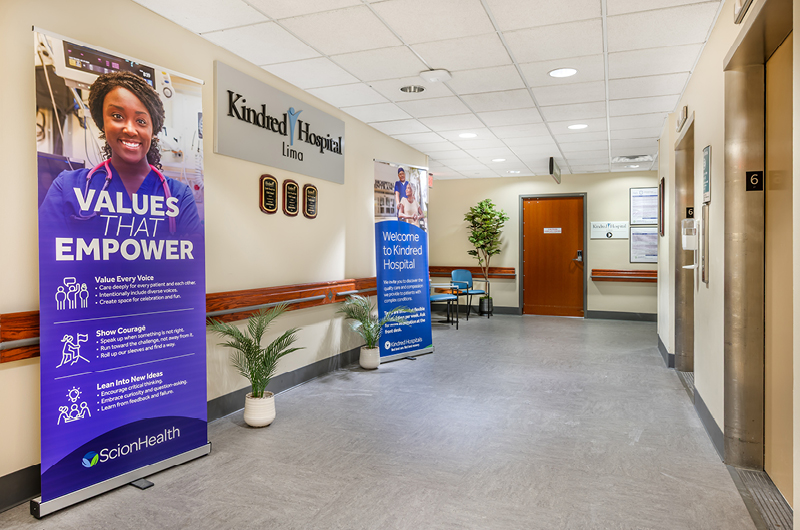 Kindred Hospital Lima Vending Machine Location