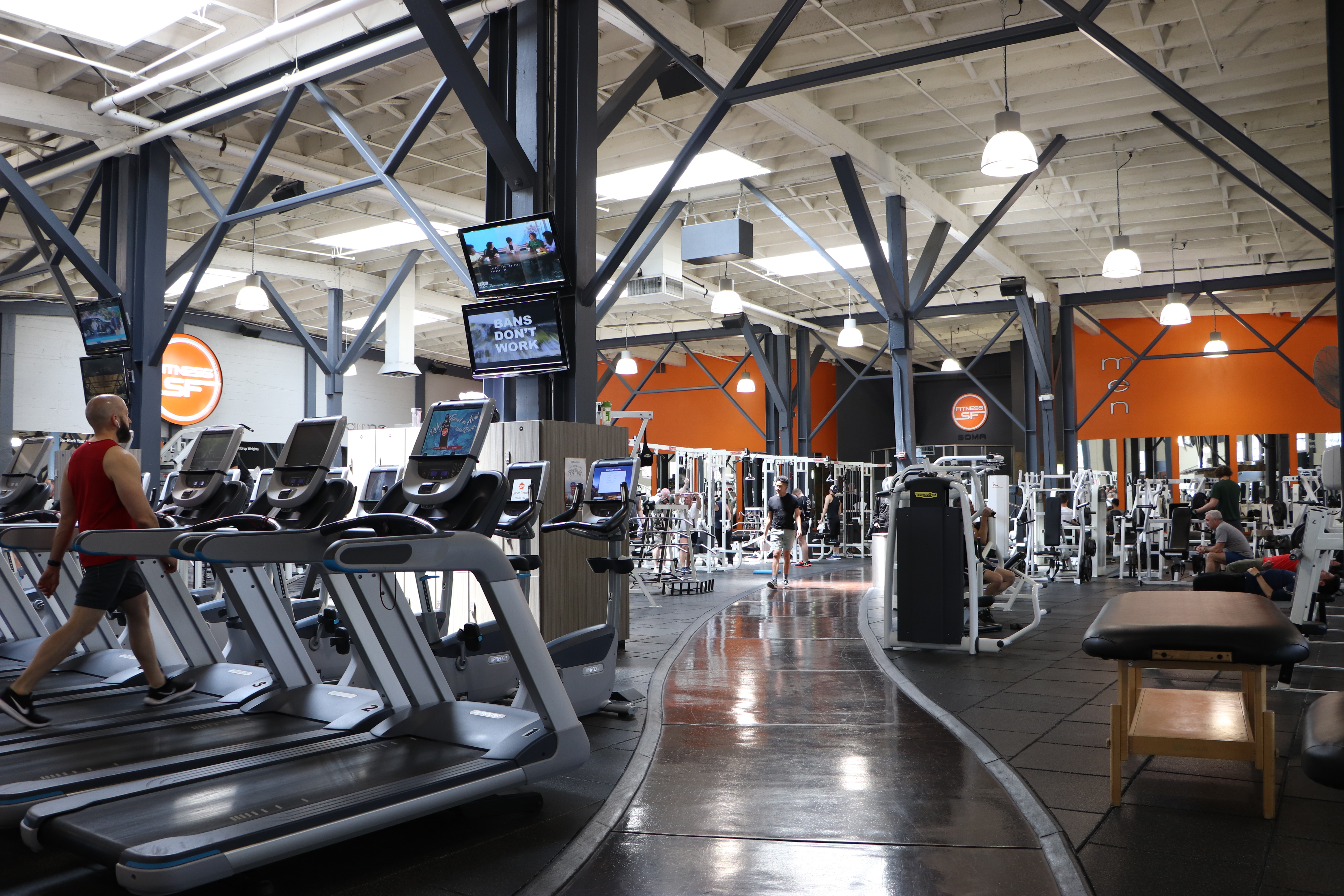 Fitness SF (SOMA) — Main Training Floor Vending Machine Location