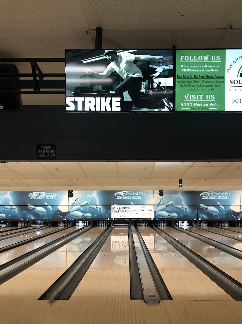 Billy Hardwick's All Star Lanes Vending Machine Location