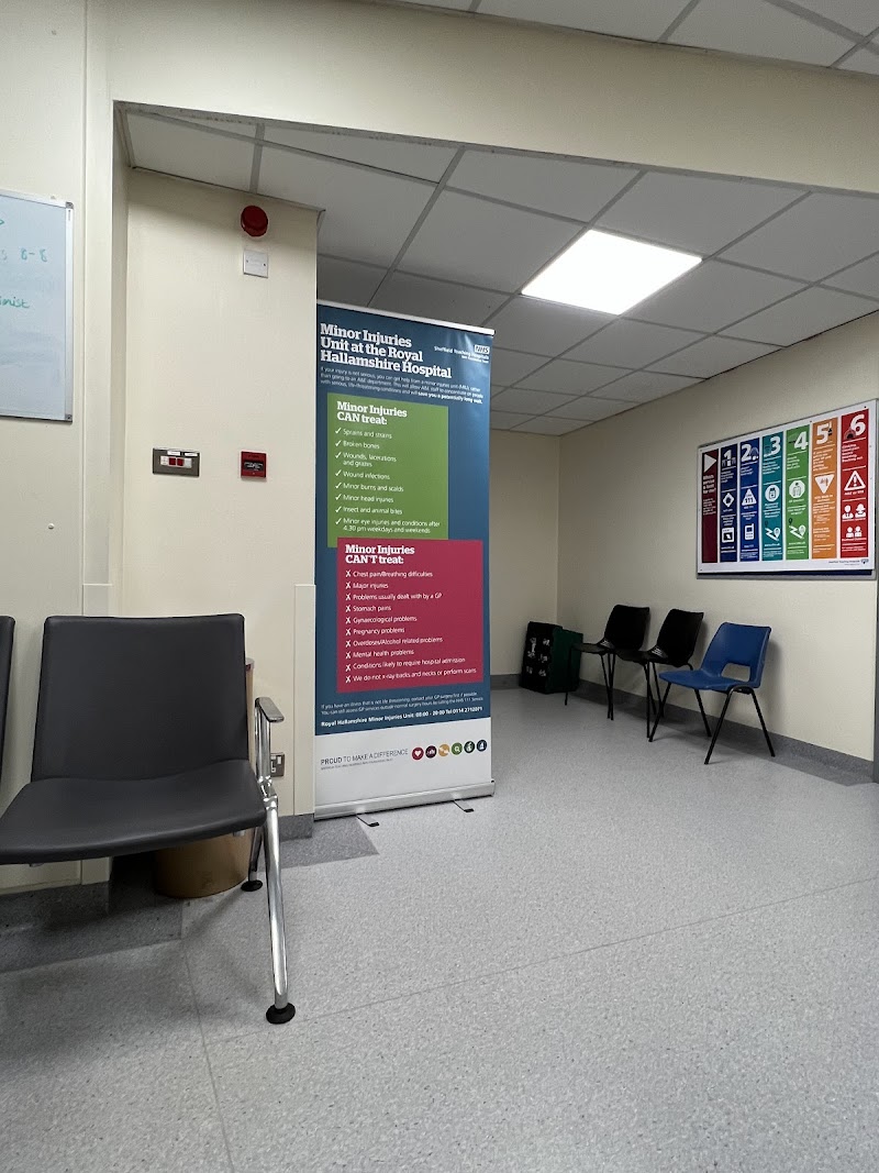 Sheffield Minor Injuries Unit Vending Machine Location
