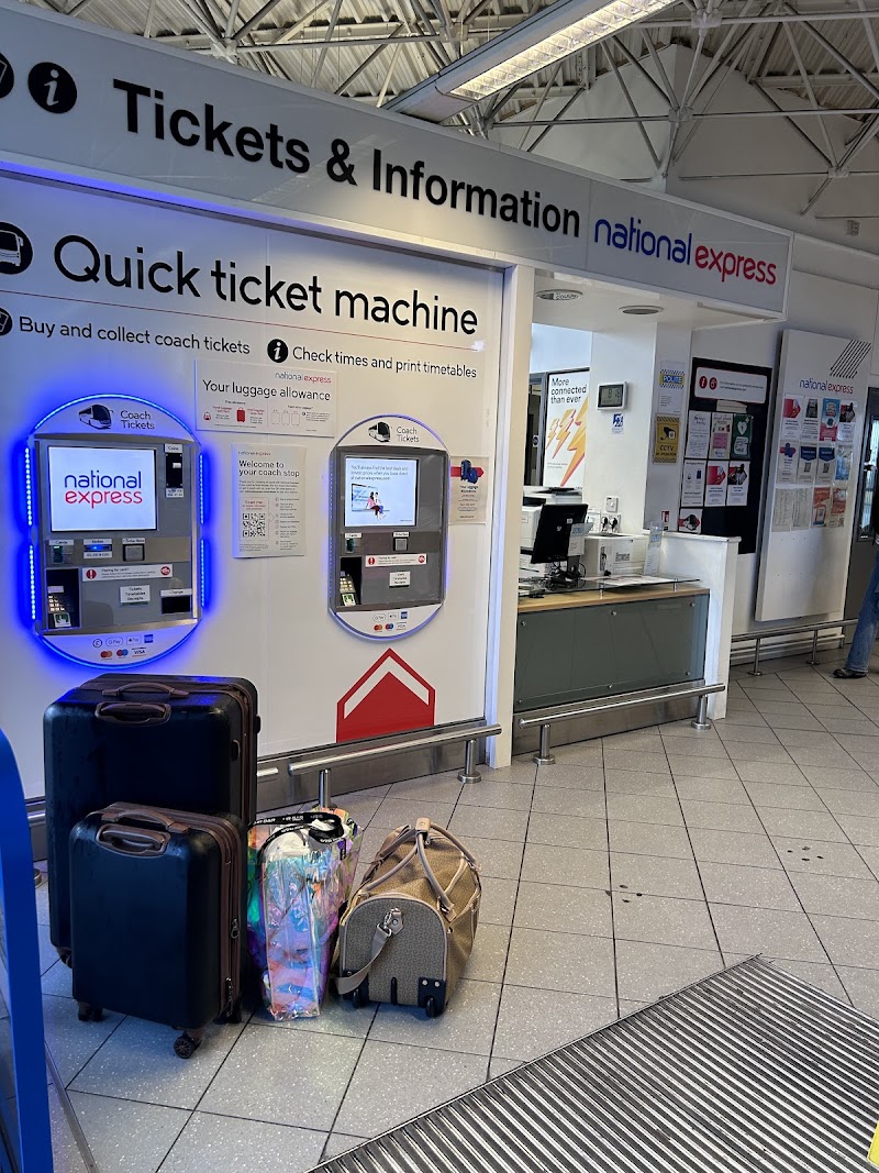 Southampton Coach Station Harbour Parade Vending Machine Location