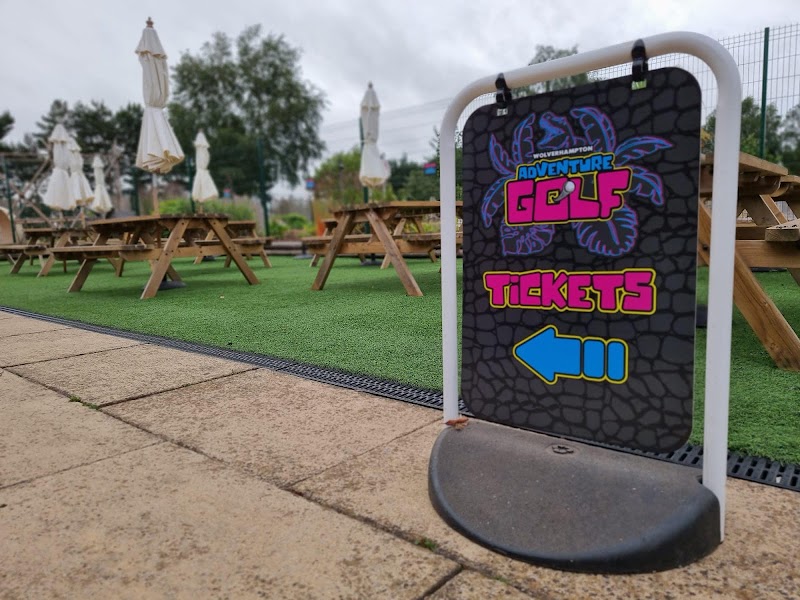 Wolverhampton Adventure Golf Vending Machine Location