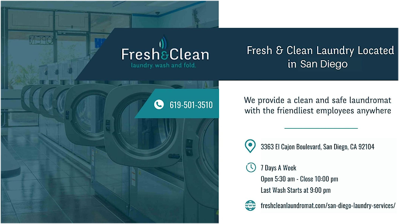 Fresh & Clean Laundry San Diego Vending Machine Location