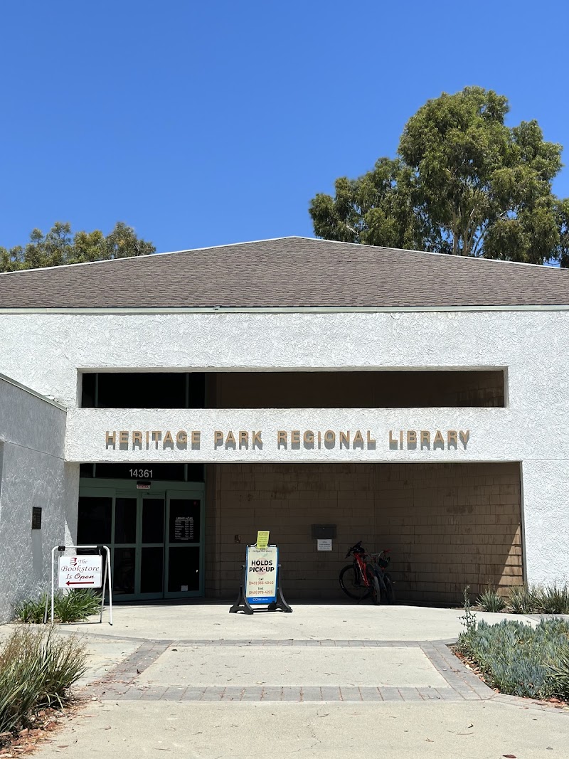 Irvine Public Library — Heritage Park Vending Machine Location