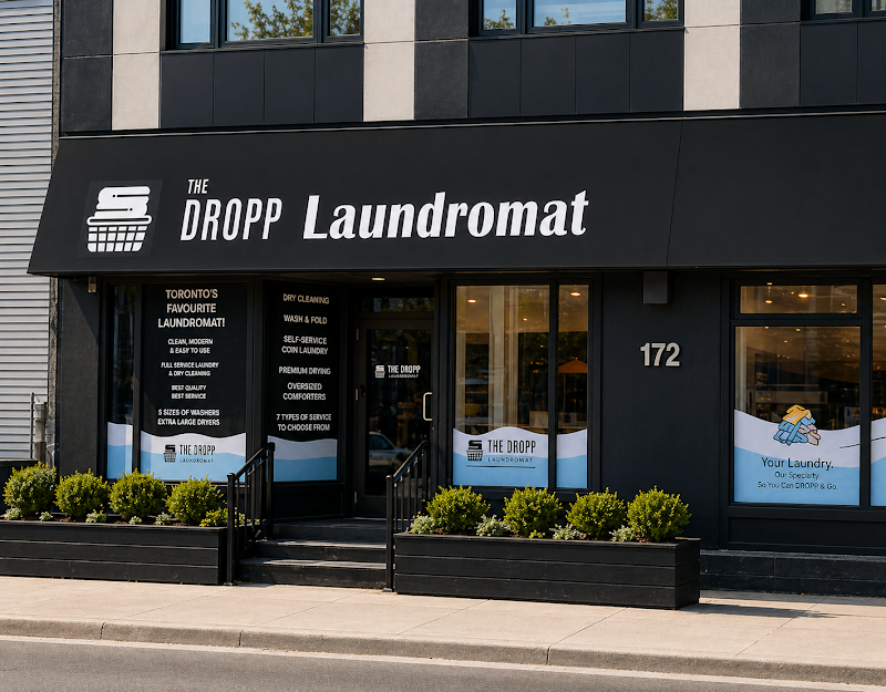 The Dropp Laundromat– Pickup & Delivery Laundry in Toronto Vending Machine Location