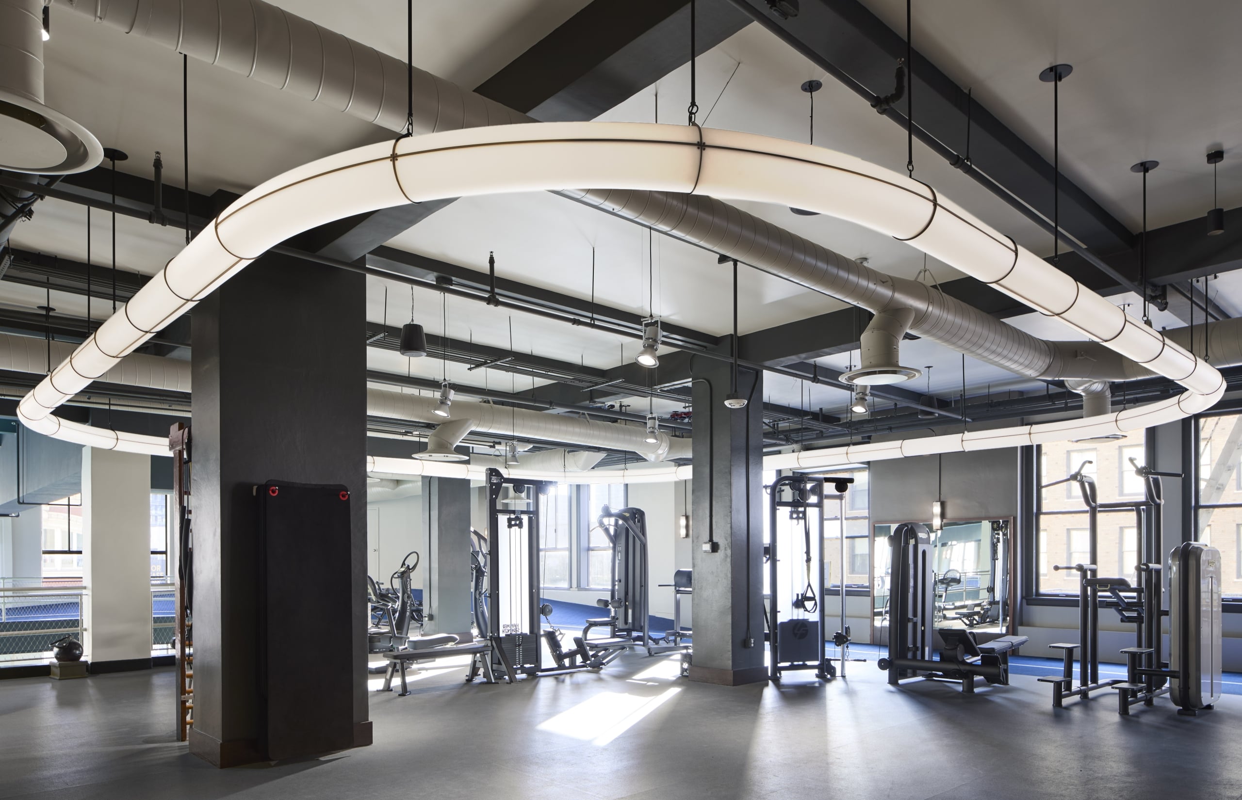 Downtown Athletic Club Lobby — Premium Vending Location Vending Machine Location